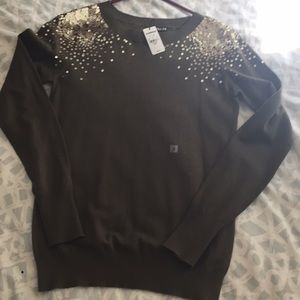 Express hunter green sweater